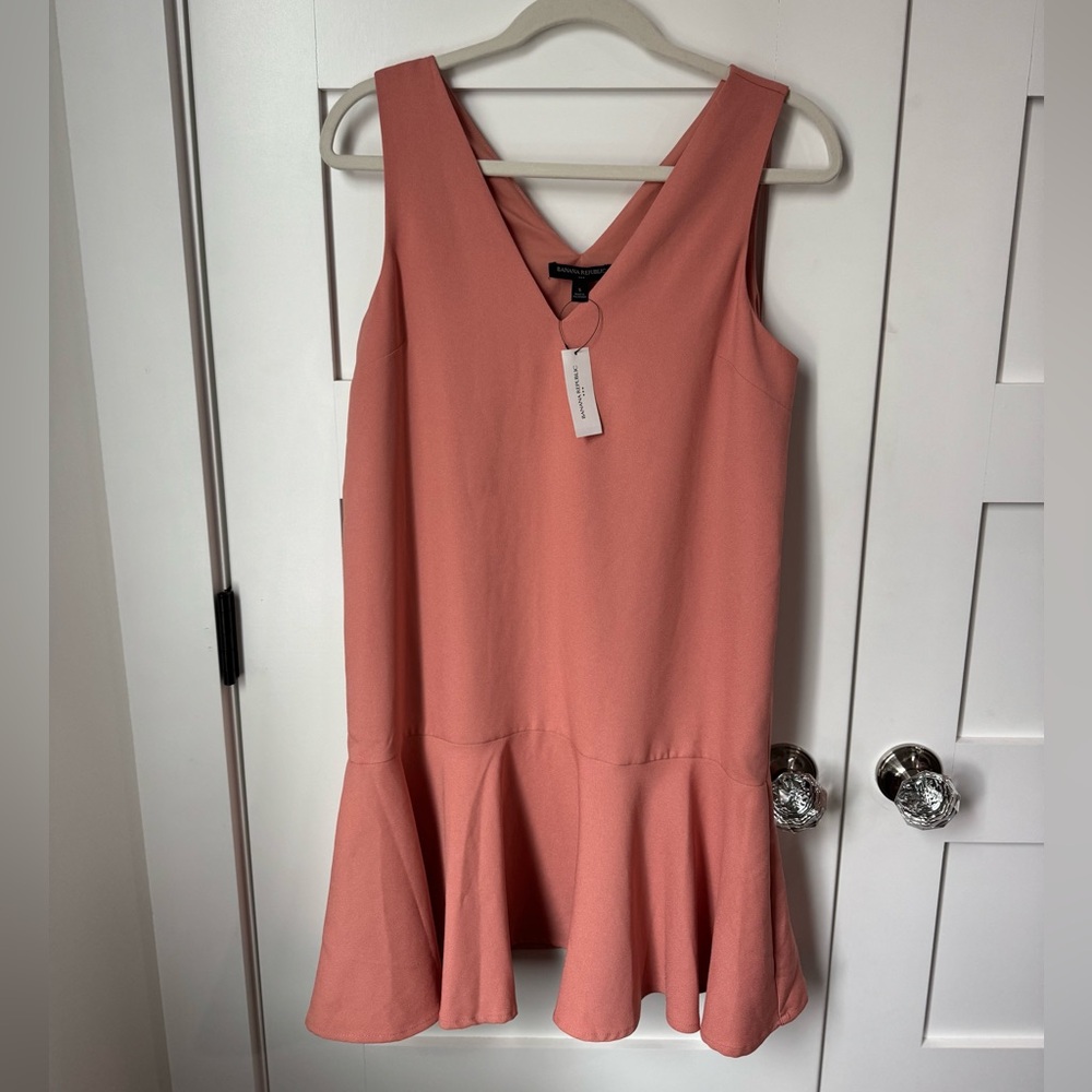 Banana Republic Light Coral Sleeveless Dress NWT size small